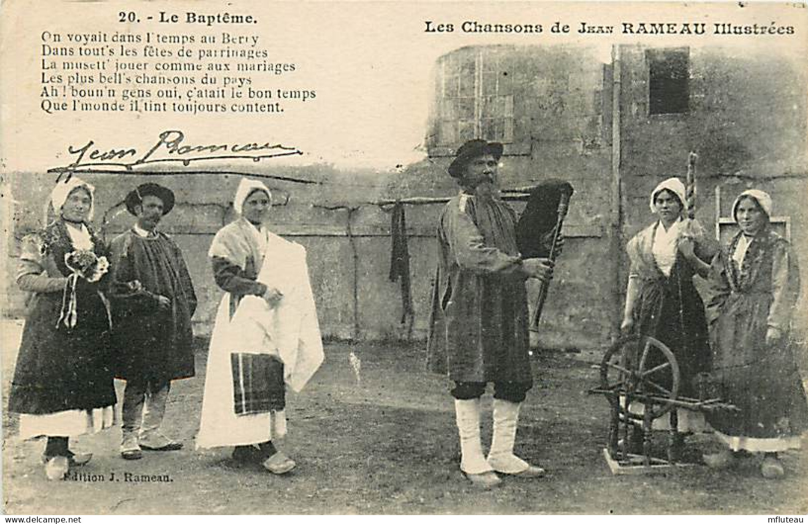 18* BERRY Jean Rameau « le Bapteme »          MA90,0022 - Sonstige & Ohne Zuordnung