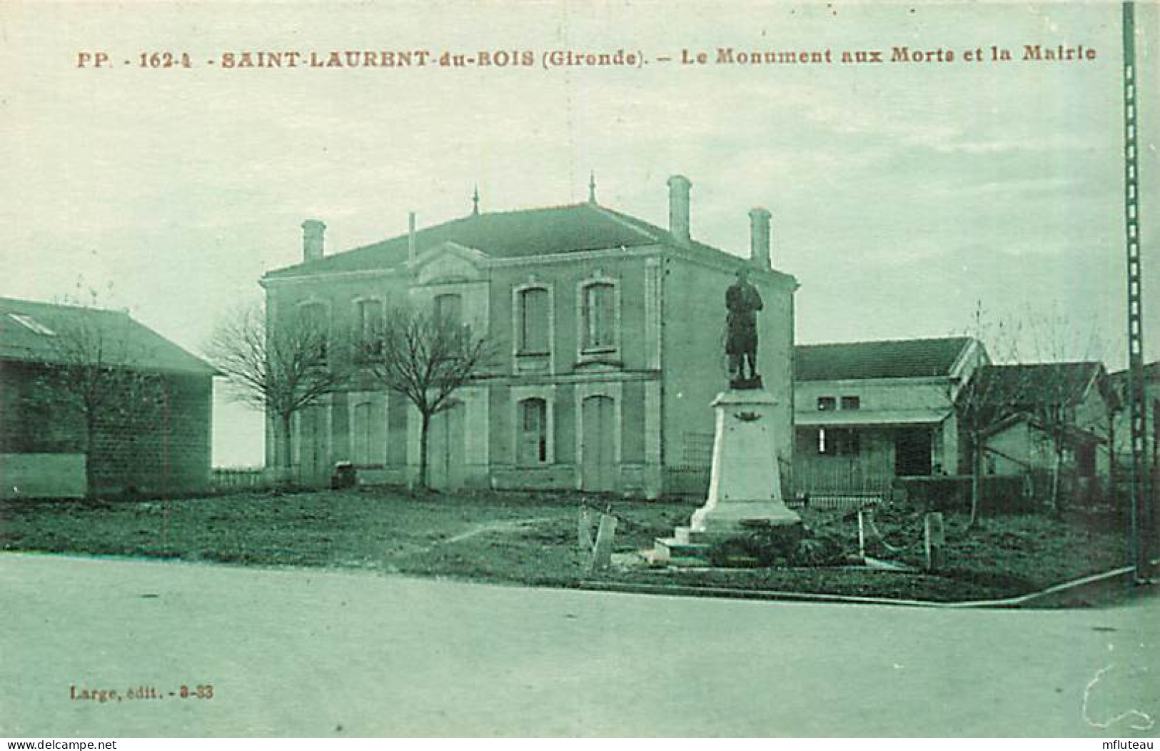 33* ST LAURENT DU BOIS  Monument Aux Morts           MA90,1113 - Autres & Non Classés