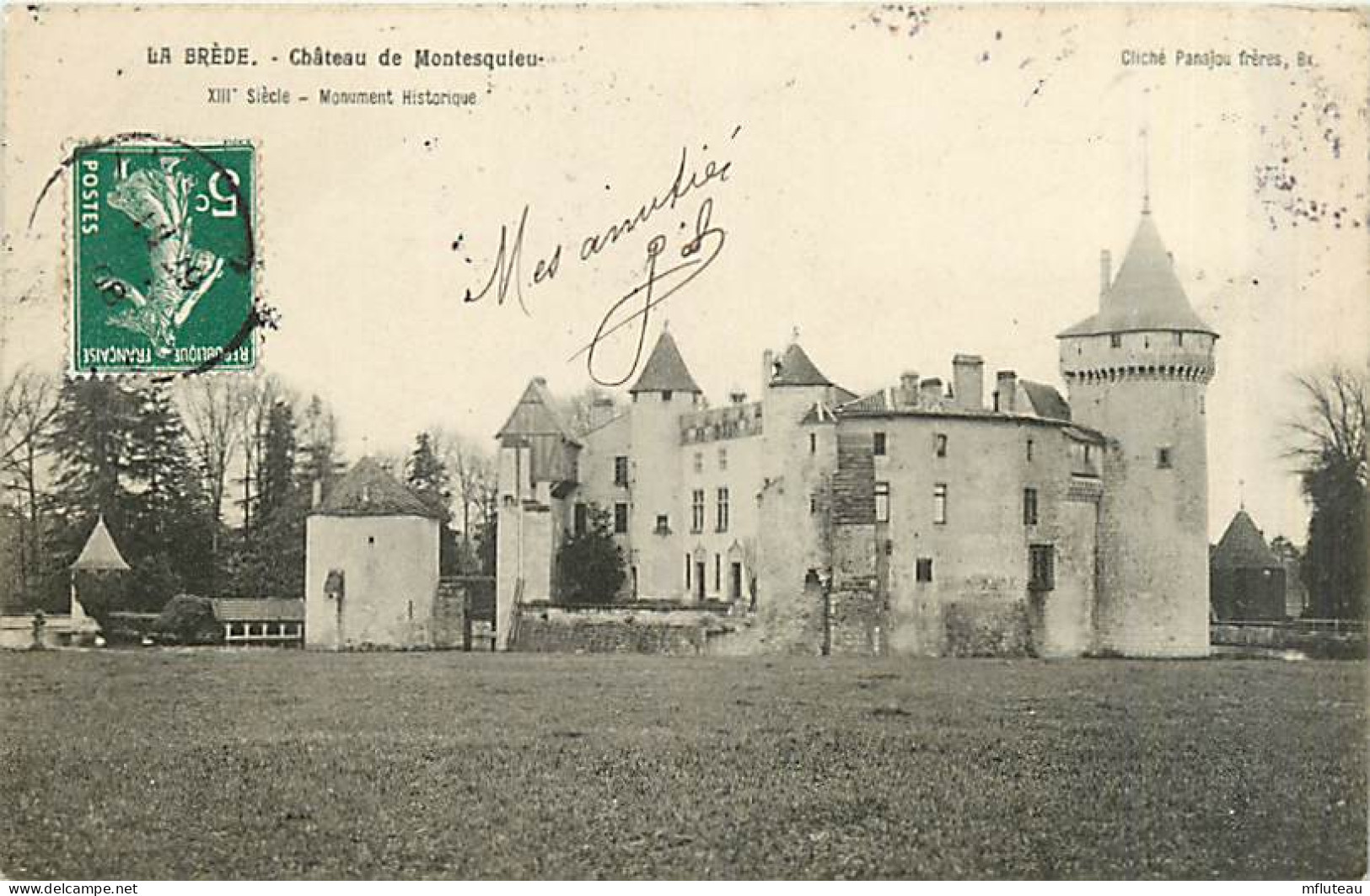 33* LA BREDE Chateau Montesquieu          MA90,1104 - Autres & Non Classés