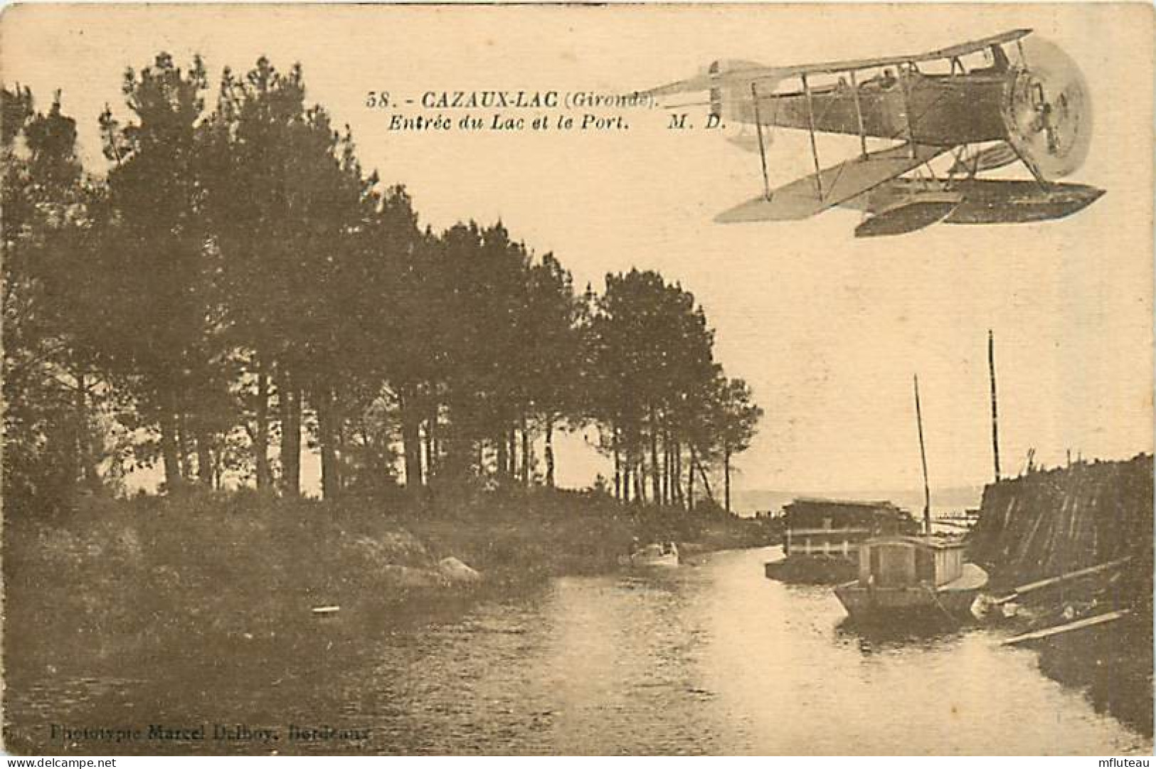 33* CAZAUX LAC  Port           MA90,1100 - Autres & Non Classés