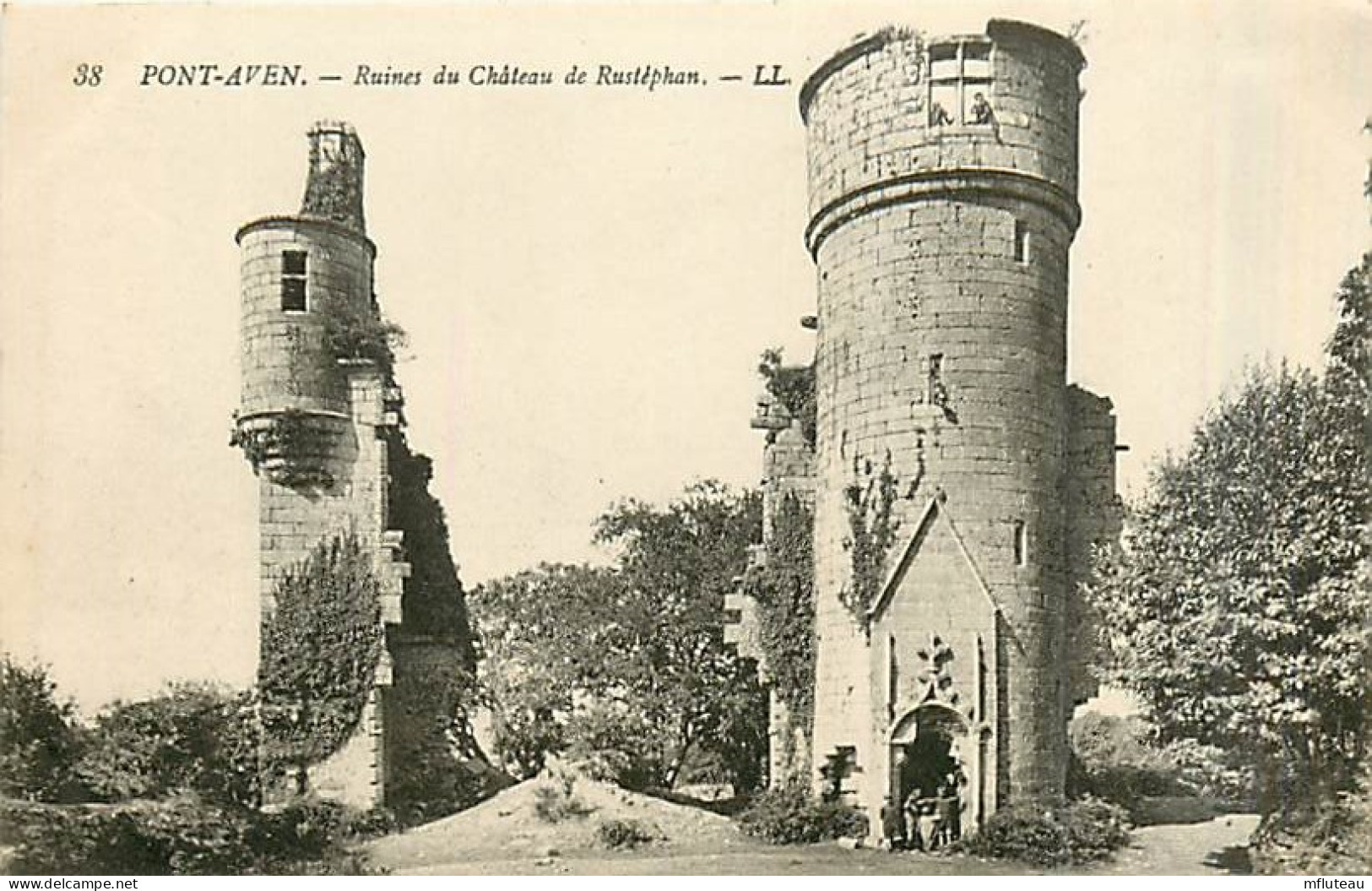 29* PONT-AVEN Ruines          MA90,0889 - Pont Aven