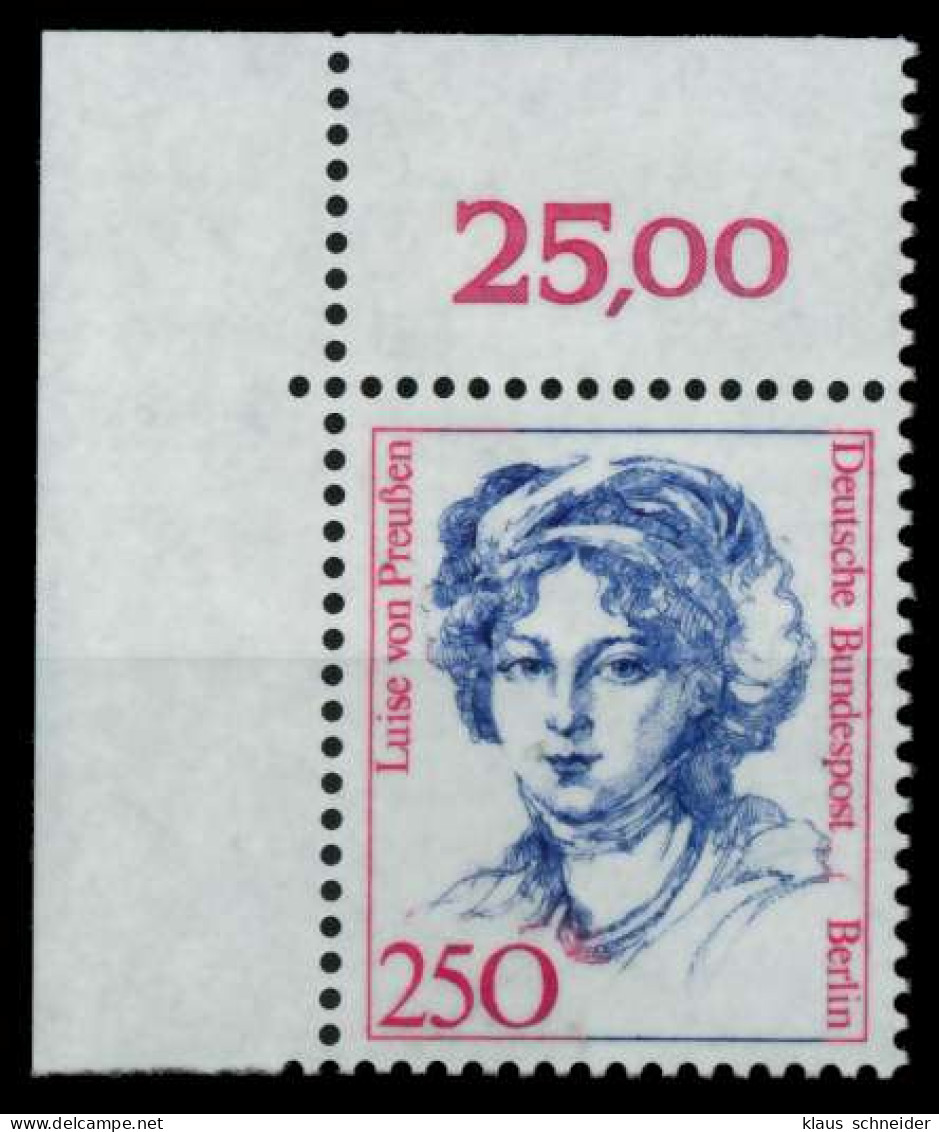 BERLIN DS FRAUEN Nr 845 Postfrisch ECKE-OLI X72B45E - Unused Stamps