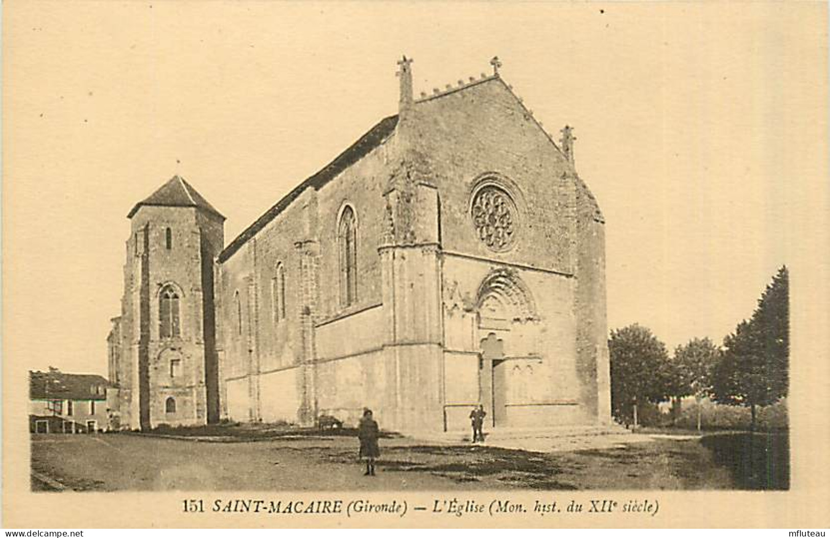 33* ST MACAIRE  Eglise          MA90,1248 - Autres & Non Classés