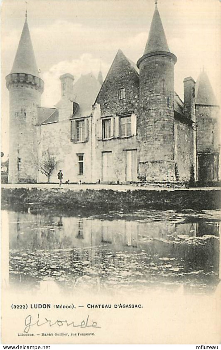33* LUDON Chateau Agassac          MA90,1241 - Autres & Non Classés