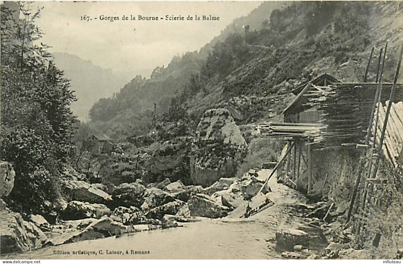 26* GORGES DE LA BOURNE  Scierie De La Balme                MA91-1167 - Autres & Non Classés