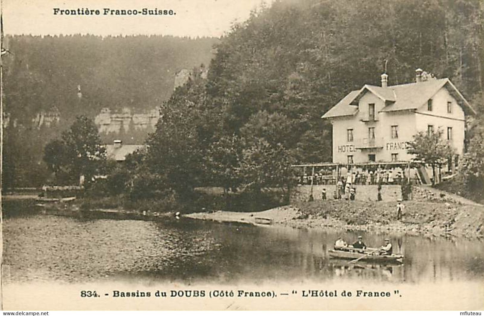 25* DOUBS  Frontiere  Hotel De France                MA91-1129 - Other & Unclassified