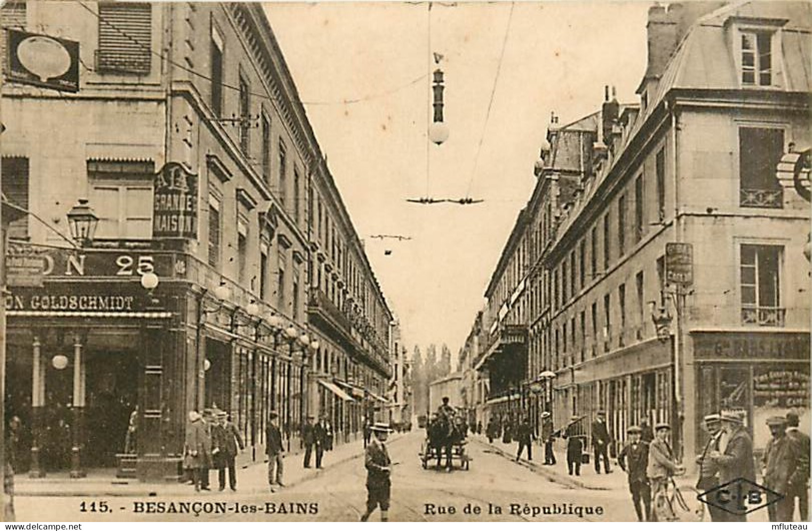 25* BESANCON LES BAINS  Rue De La Republique               MA91-1065 - Besancon