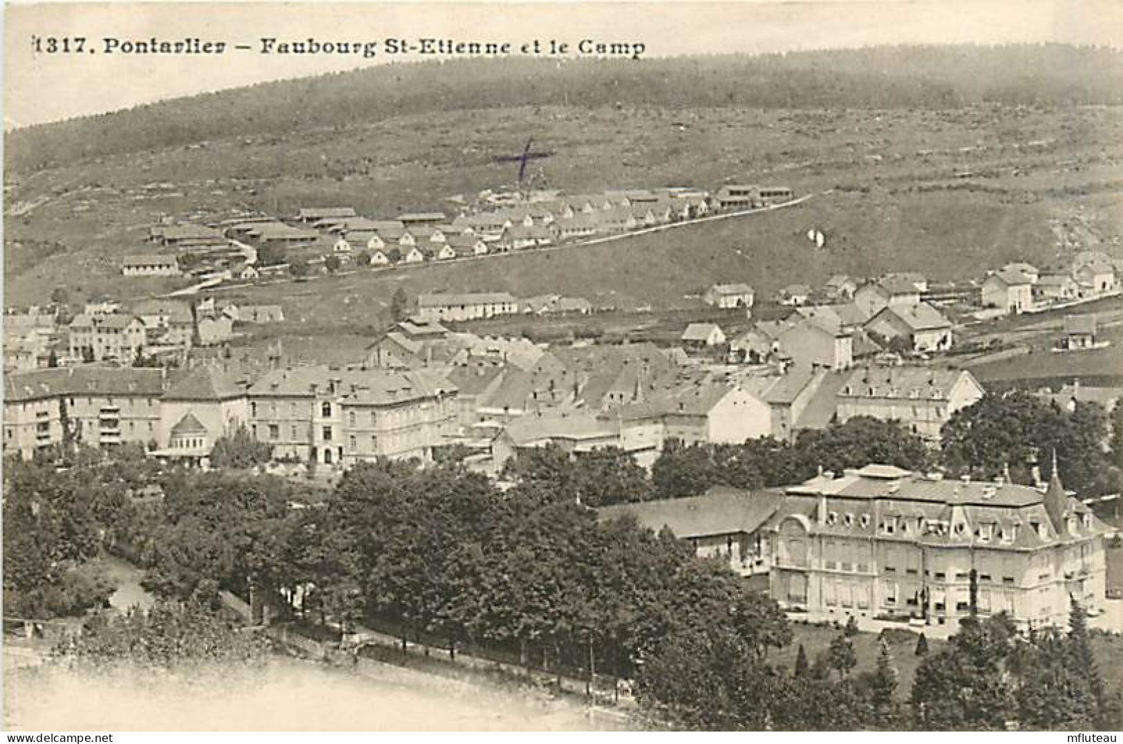 25* PONTARLEIR  Faubourg St Etienne  Camp              MA91-1047 - Pontarlier