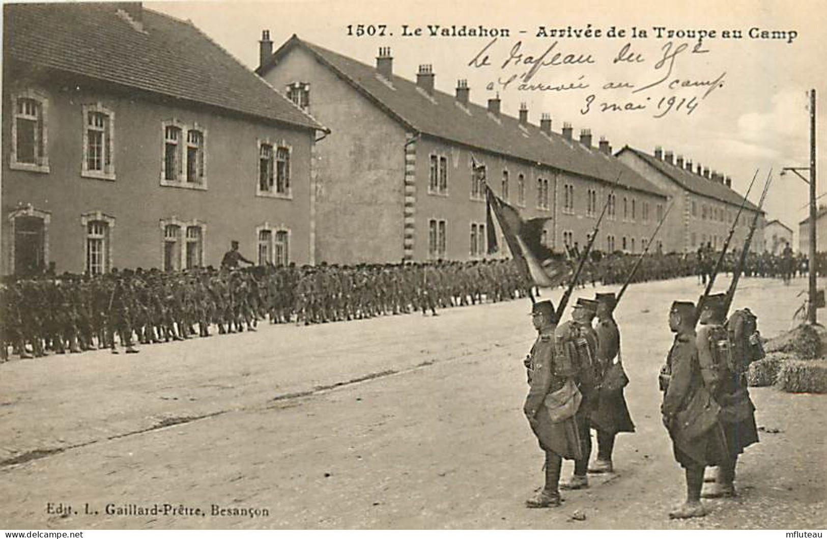 25* LE VALDAHON Camp  - Arrivee Troupes                MA91-1041 - Autres & Non Classés