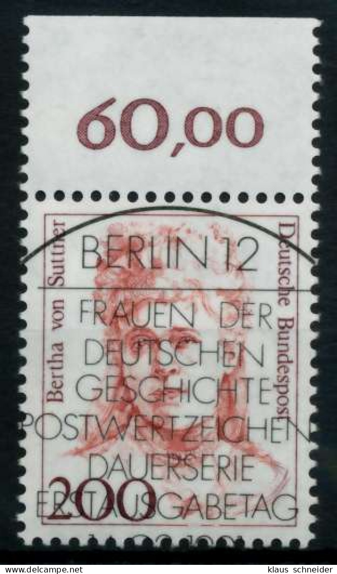 BRD DS FRAUEN Nr 1498 Zentrisch Gestempelt ORA X7305EE - Used Stamps