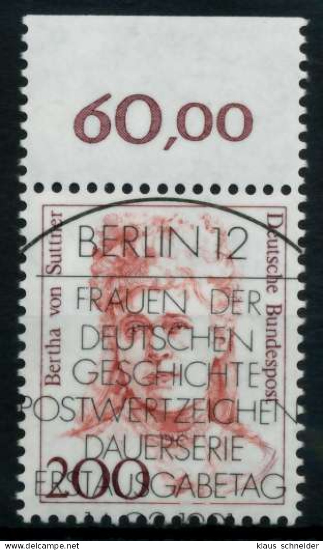 BRD DS FRAUEN Nr 1498 Zentrisch Gestempelt ORA X7305EE - Usados