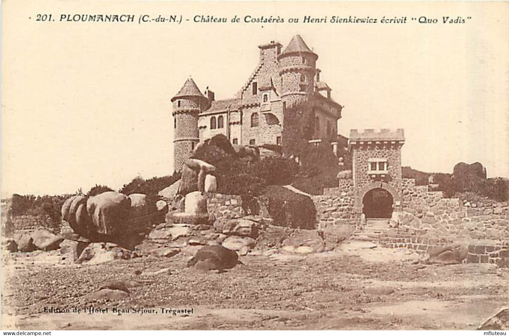 22* PLOUMANACH   Chateau                MA91-0828 - Ploumanac'h