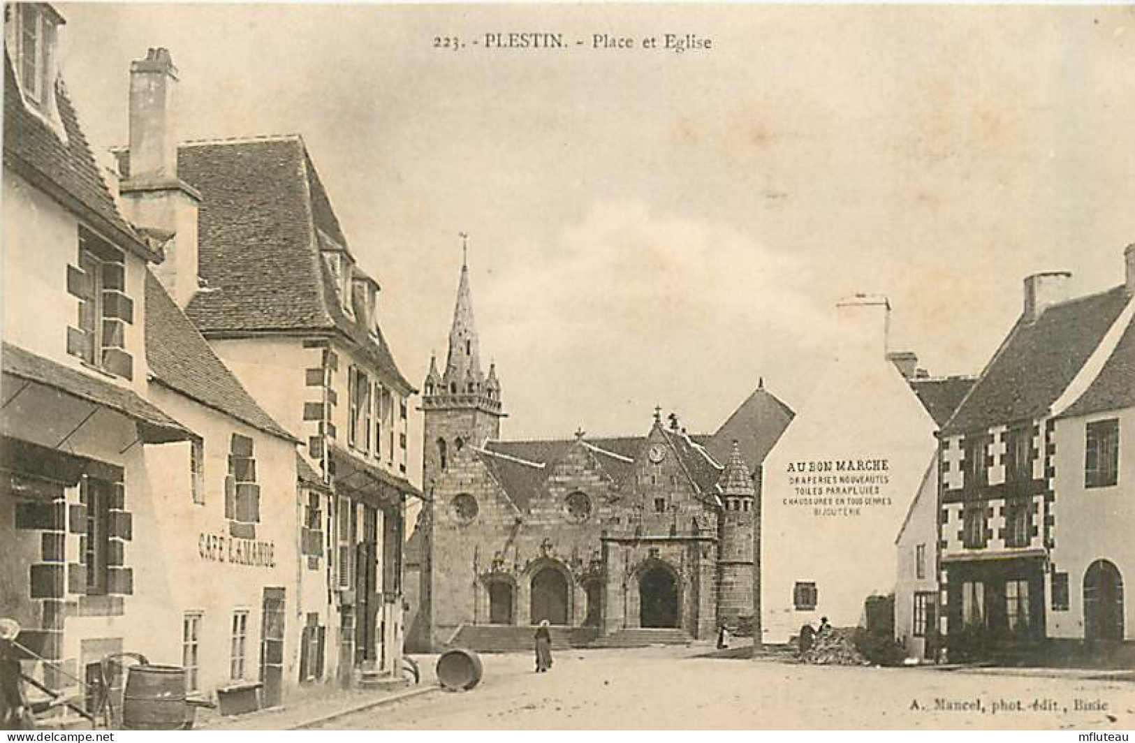 22* PLESTIN Place Eglise                 MA91-0768 - Plestin-les-Greves