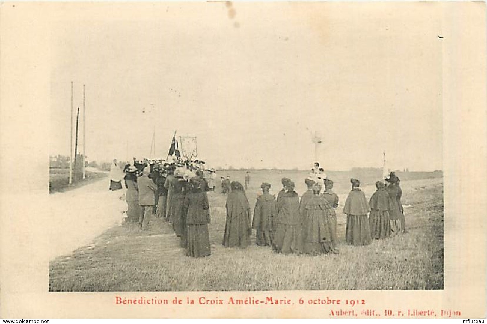 21* DIJON  Benediction Croix « amelie Marie »                 MA91-0609 - Dijon