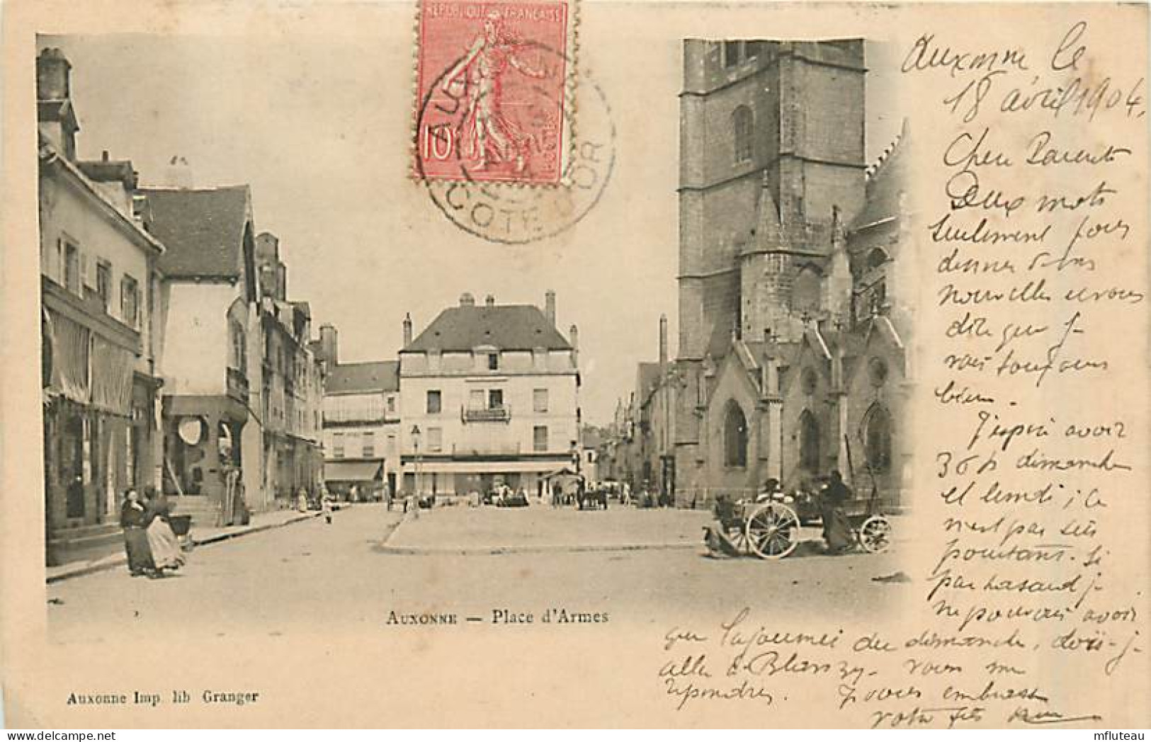 21* AUXONNE Place D Armes                MA91-0608 - Auxonne