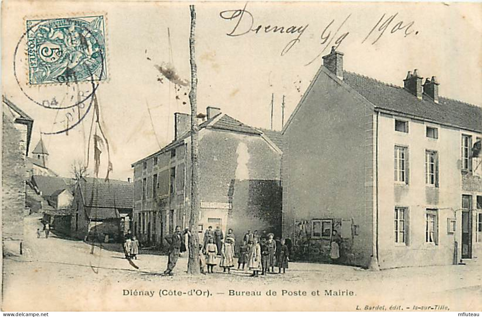 21* DIENAY  Poste Et Mairie                MA91-0594 - Autres & Non Classés