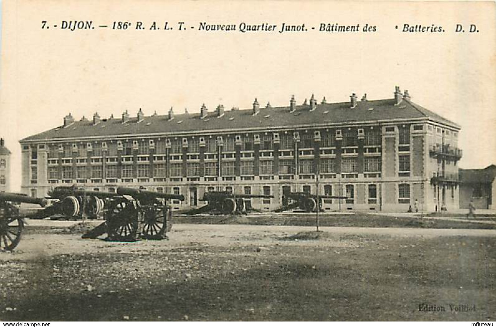 21* DIJON    186e R.A.L.T. Quartier Junot                MA91-0582 - Dijon