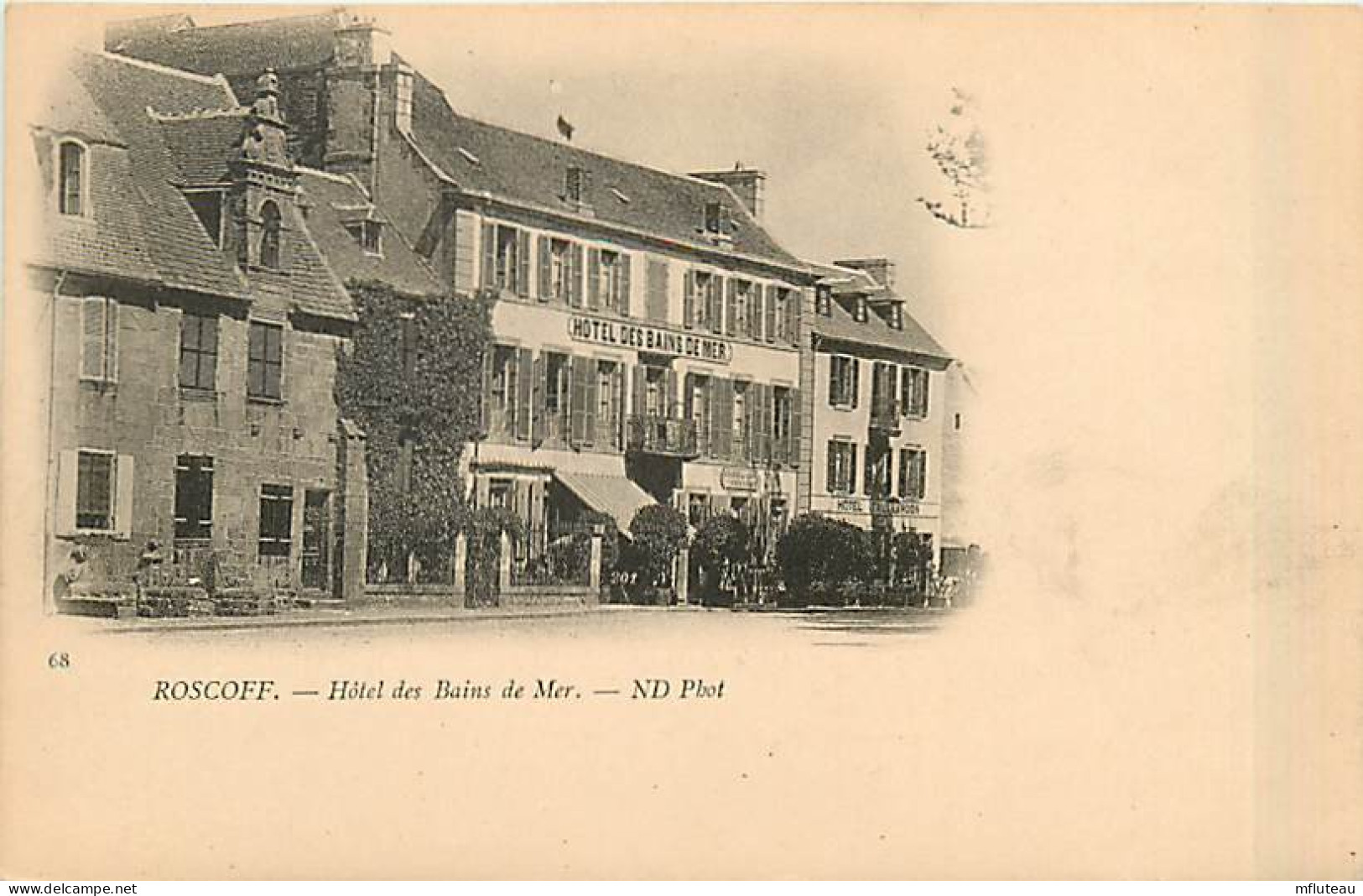 29* ROSCOFF  Hotel Des Bains De Mer    MA92,0199 - Roscoff
