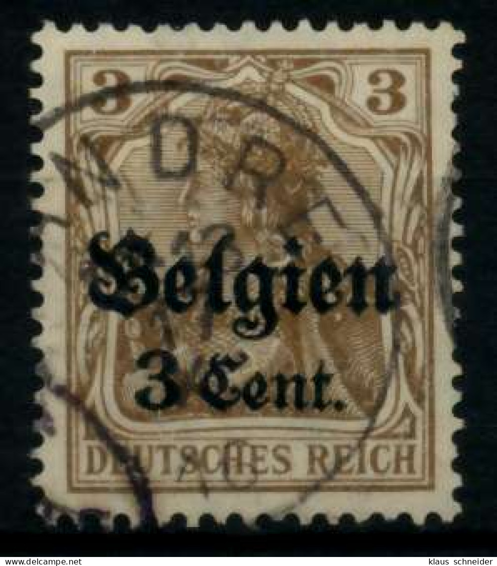BES 1WK LP BELGIEN Nr 11aII Gestempelt Gepr. X735922 - Occupazione 1914 – 18