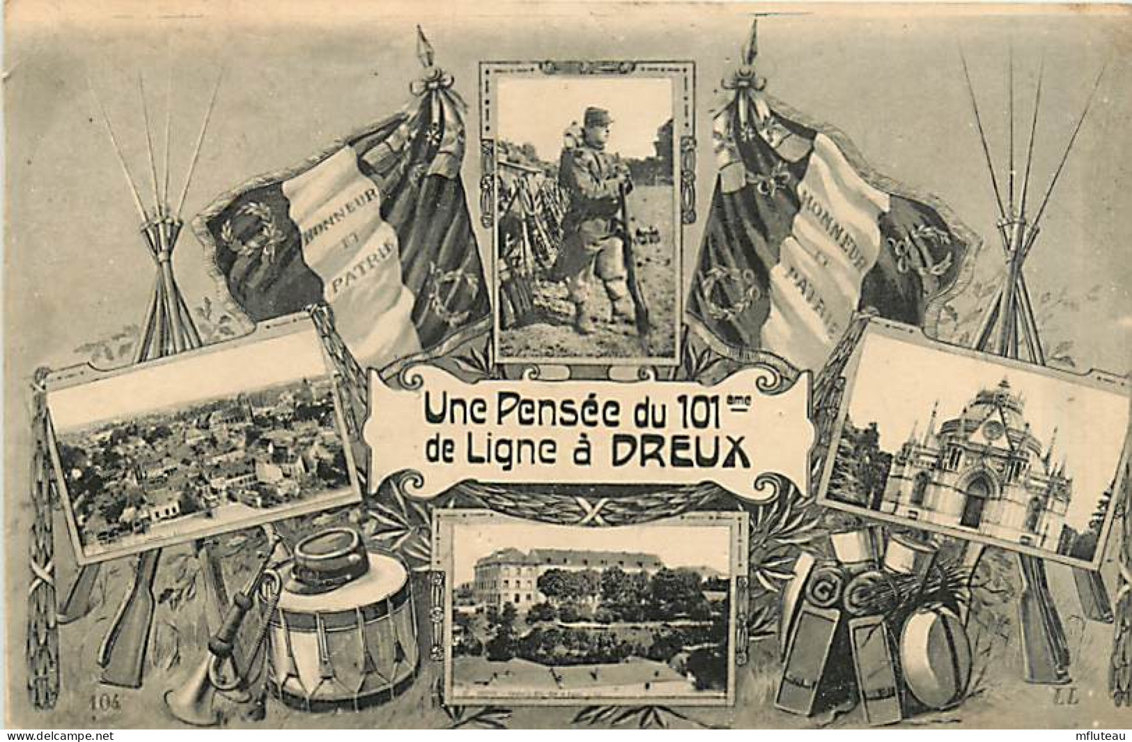 28* DREUX  101e  De Ligne  - Pensee   MA92,0117 - Dreux