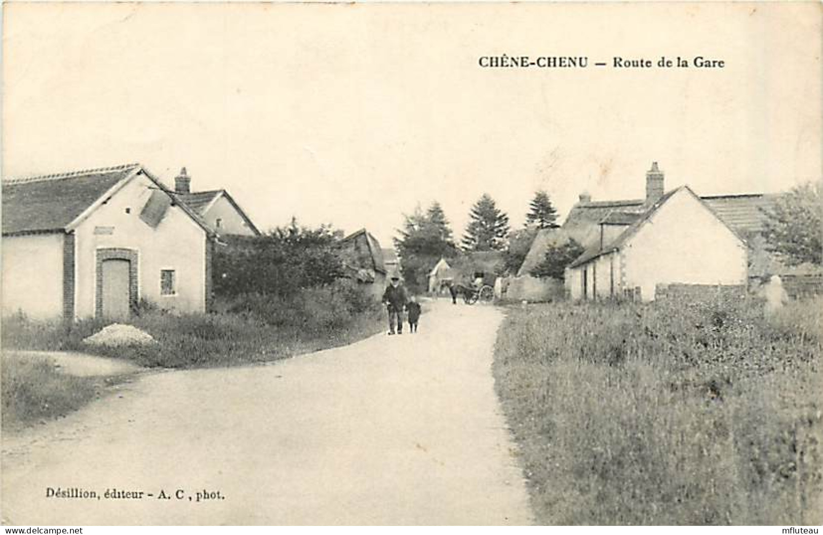 28* CHENE CHENU  Rte De La Gare    MA92,0102 - Andere & Zonder Classificatie