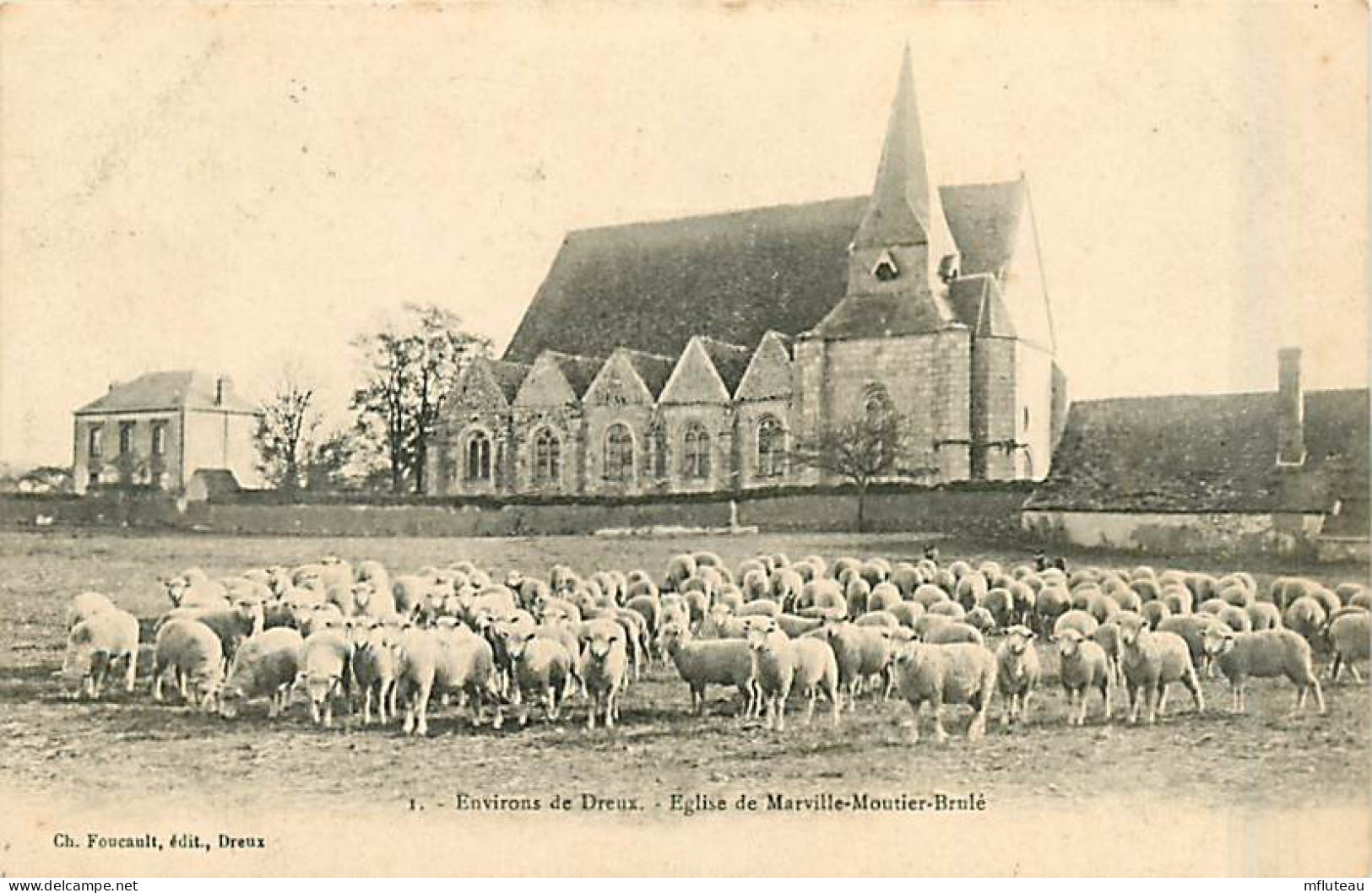 28* MARVILLE MOUTIER BRULE  Moutons    MA92,0080 - Andere & Zonder Classificatie