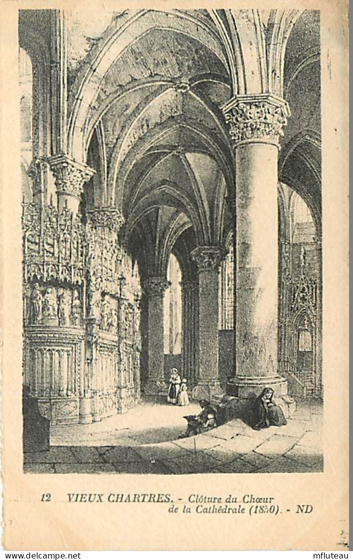 28* CHARTRES  Cur Cathedrale Vers 1850     MA92,0032 - Chartres