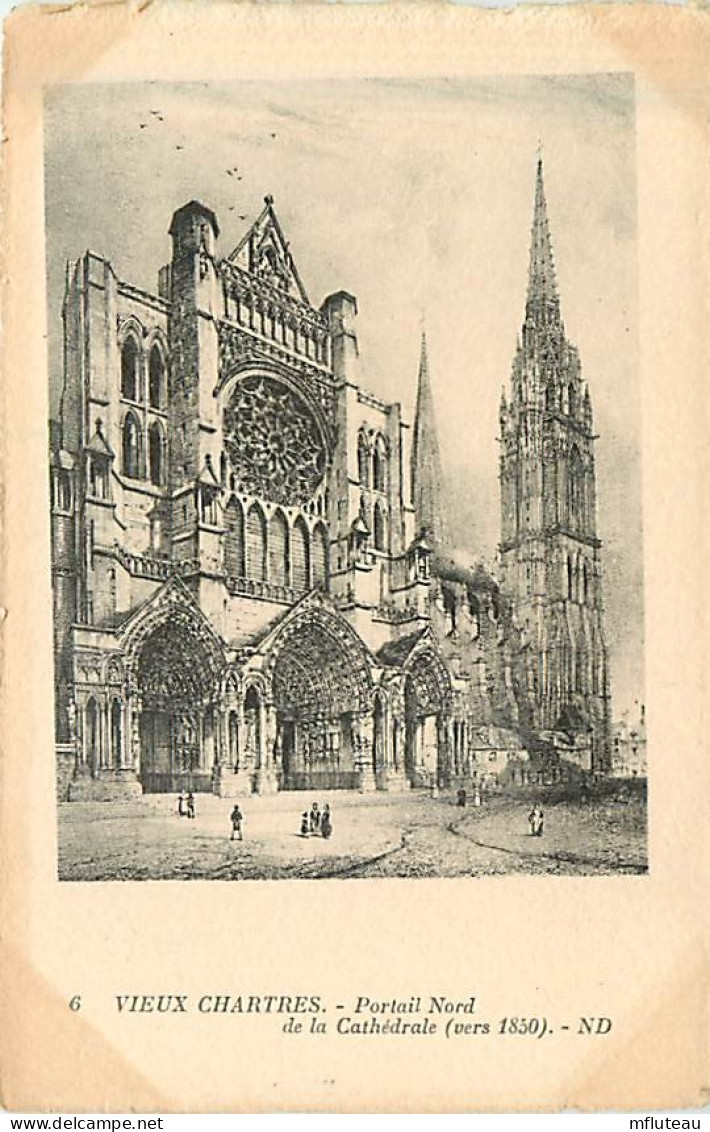 28* CHARTRES  Cathedrale Vers 1850     MA92,0033 - Chartres