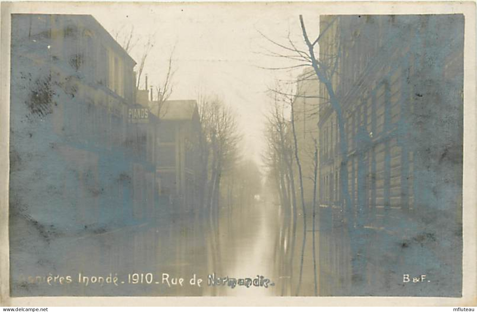 92* ASNIERES    Crues 1910       MA91-1535 - Asnieres Sur Seine