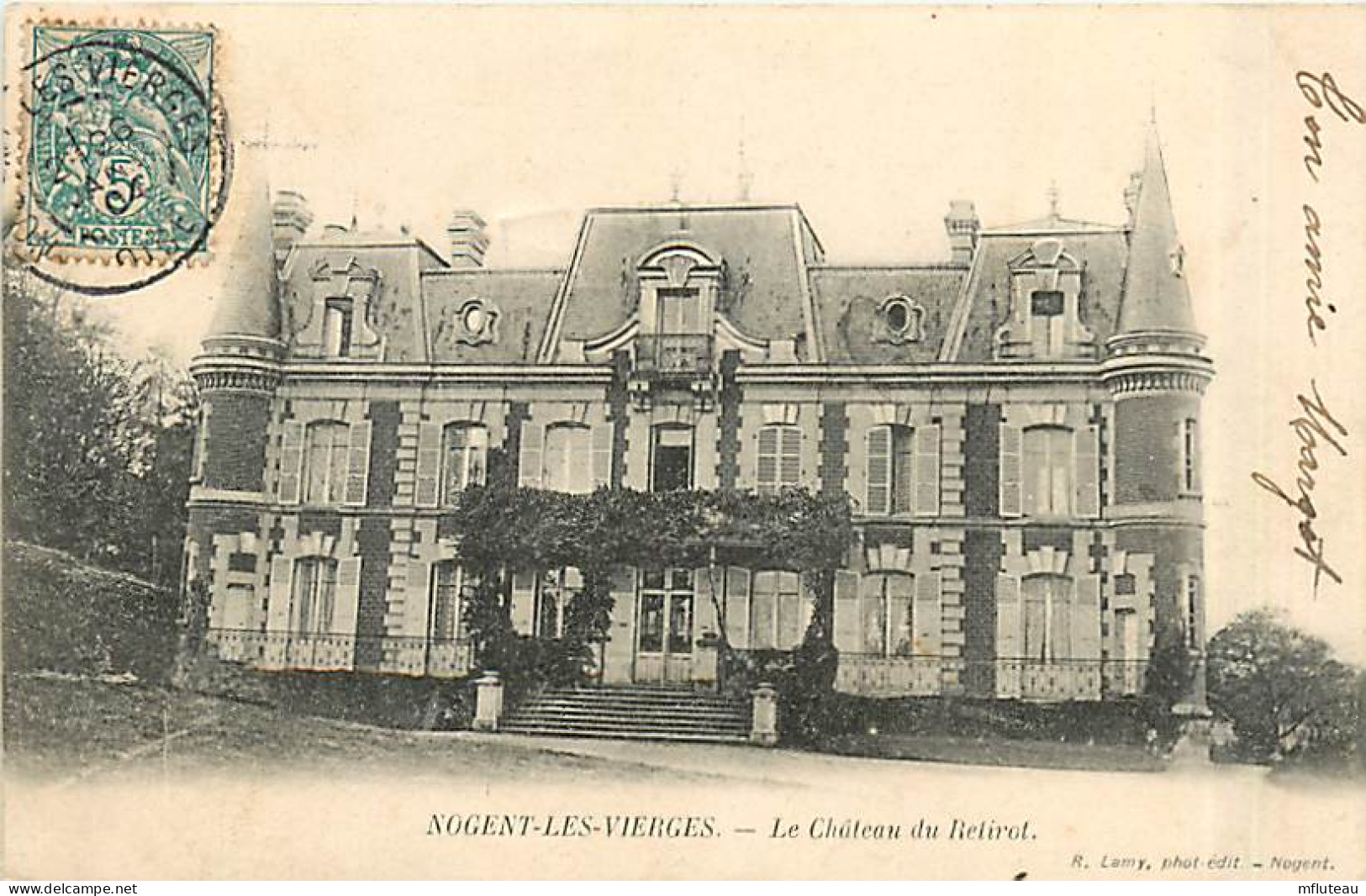 60* NOGENT LES VIERGES Chateau Retirot               MA91-1512 - Nogent Sur Oise