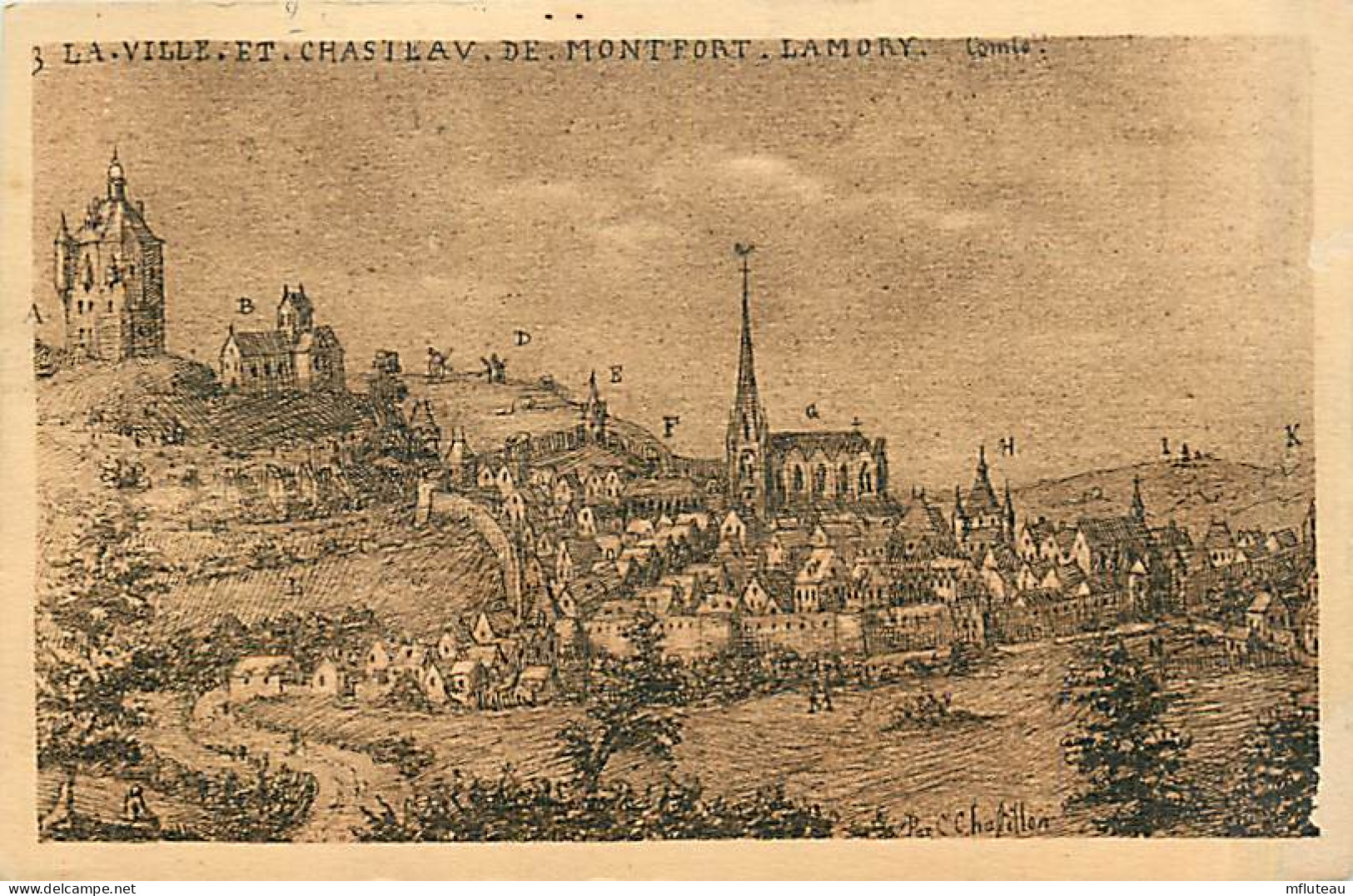 78* MONTFORT  LAMAURY     Illustree Chatillon            MA91-1498 - Montfort L'Amaury