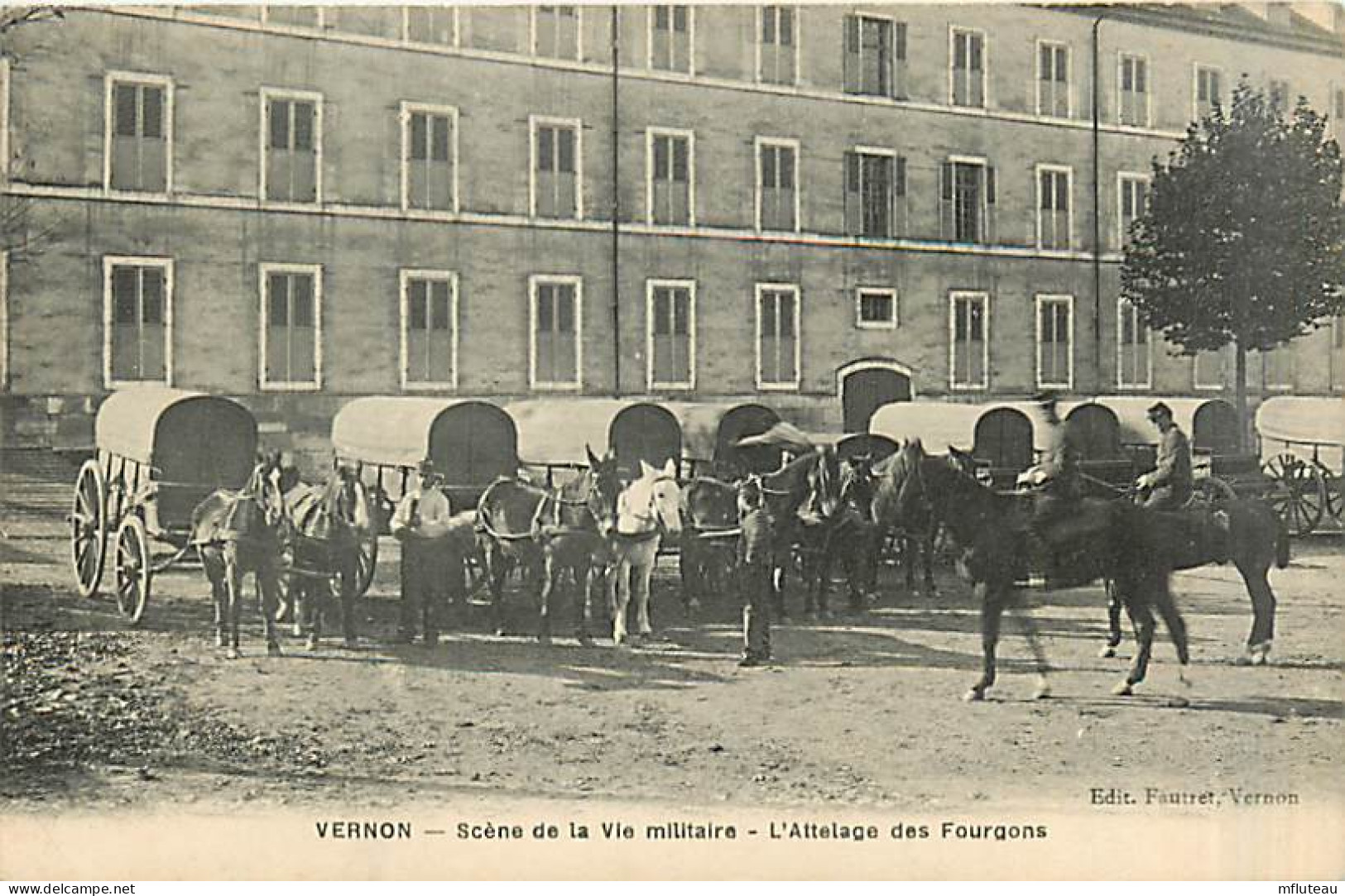27* VERNON Militaria - Attelage Des Fourgons                MA91-1383 - Vernon