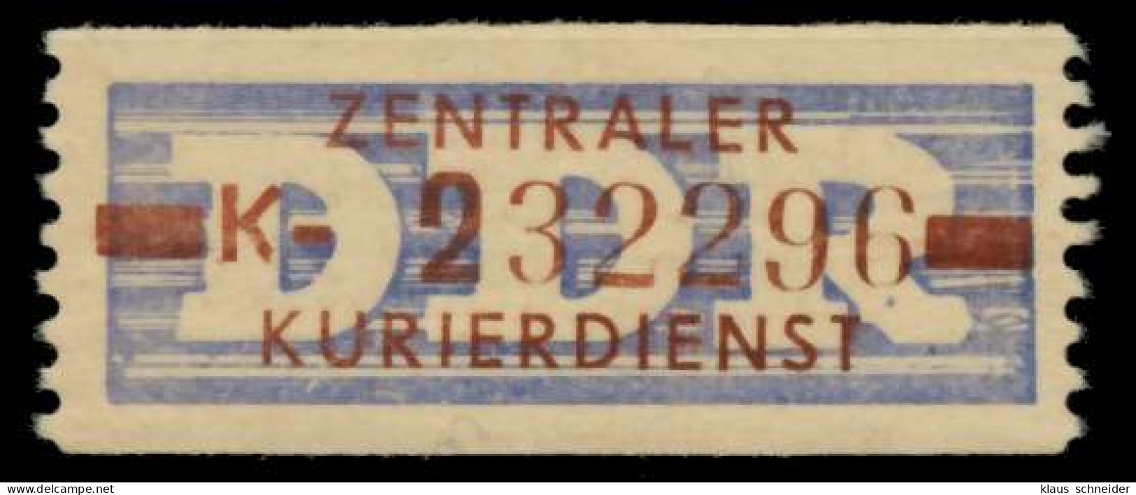 DDR DIENST WERTSTREIFEN Nr 20K ND Postfrisch X738192 - Sonstige & Ohne Zuordnung
