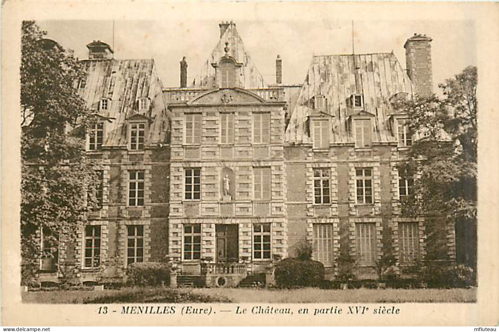 27* MENILLES  Chateau               MA91-1255 - Andere & Zonder Classificatie