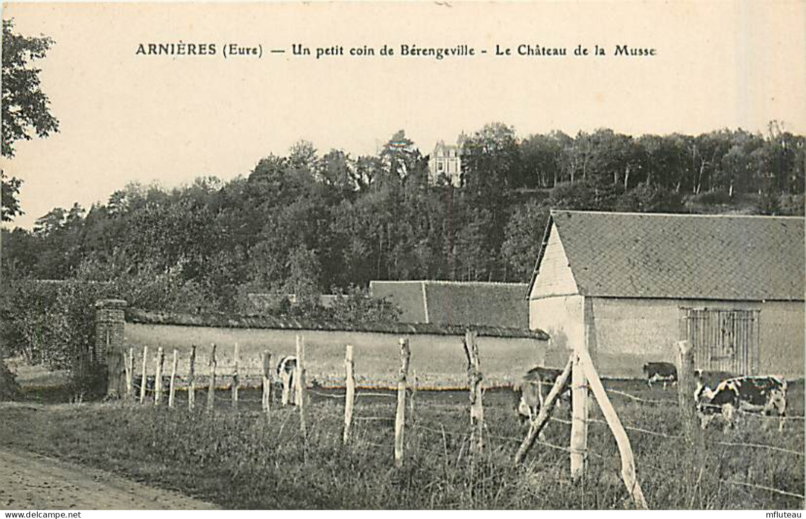 27* ARNIERES  Berengeville  Chateau  MA91-1251 - Sonstige & Ohne Zuordnung