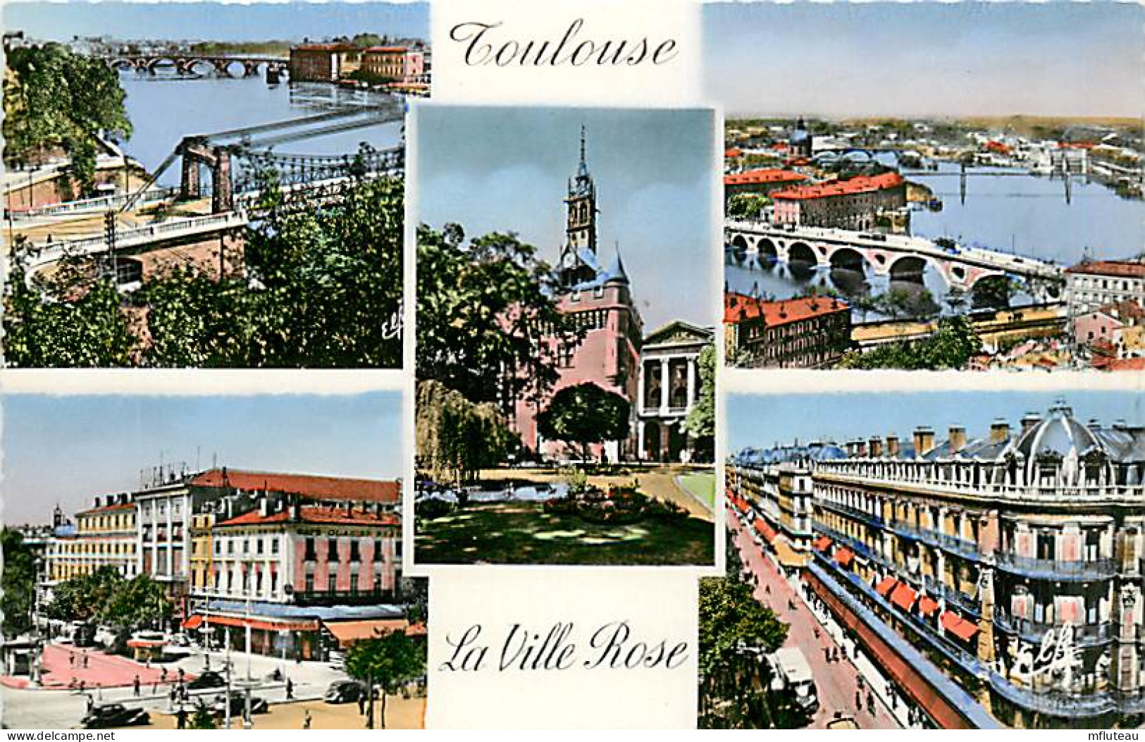 31* TOULOUSE  Multivues  (CPSM Petit Format)v     MA92,0788 - Toulouse