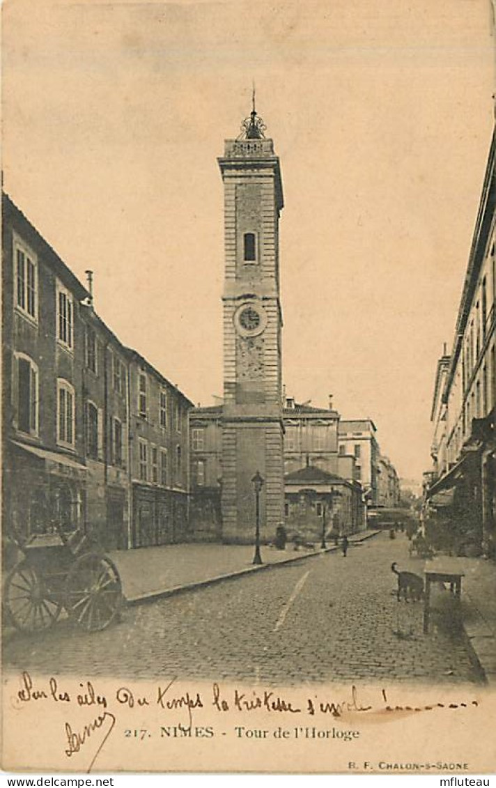 30* NIMES   Tour Horloge    MA92,0707 - Nîmes