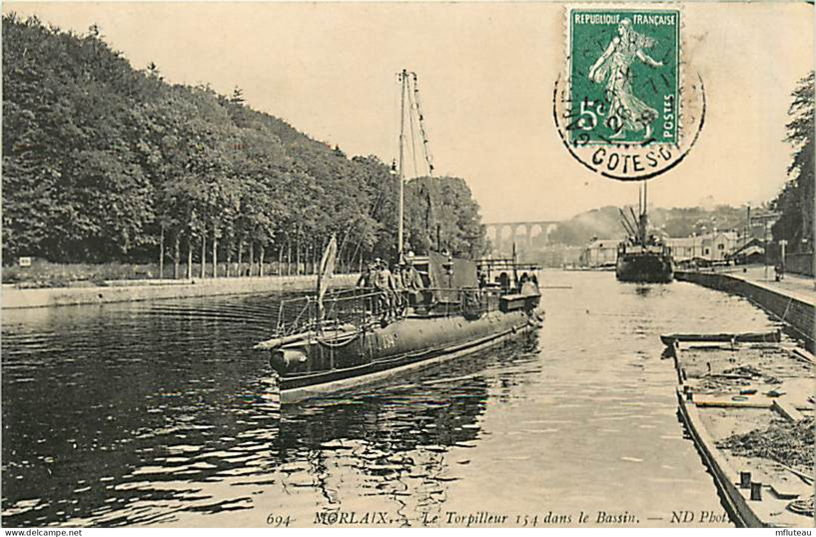 29* MORLAIX   Torpilleur 154    MA92,0260 - Morlaix