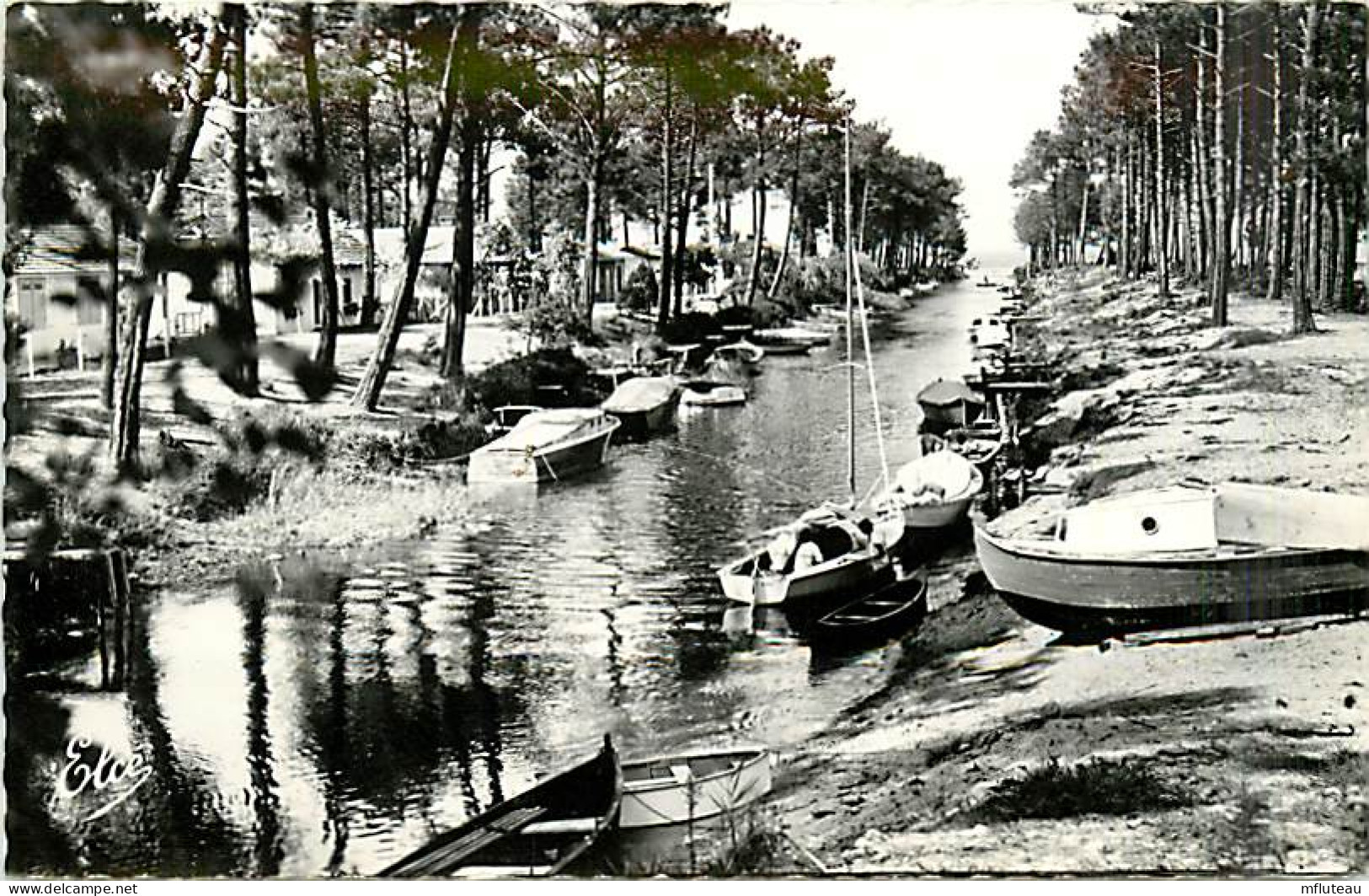 40* BISCAROSSE  Canal (CPSM Petit Format)     MA92,1393 - Biscarrosse