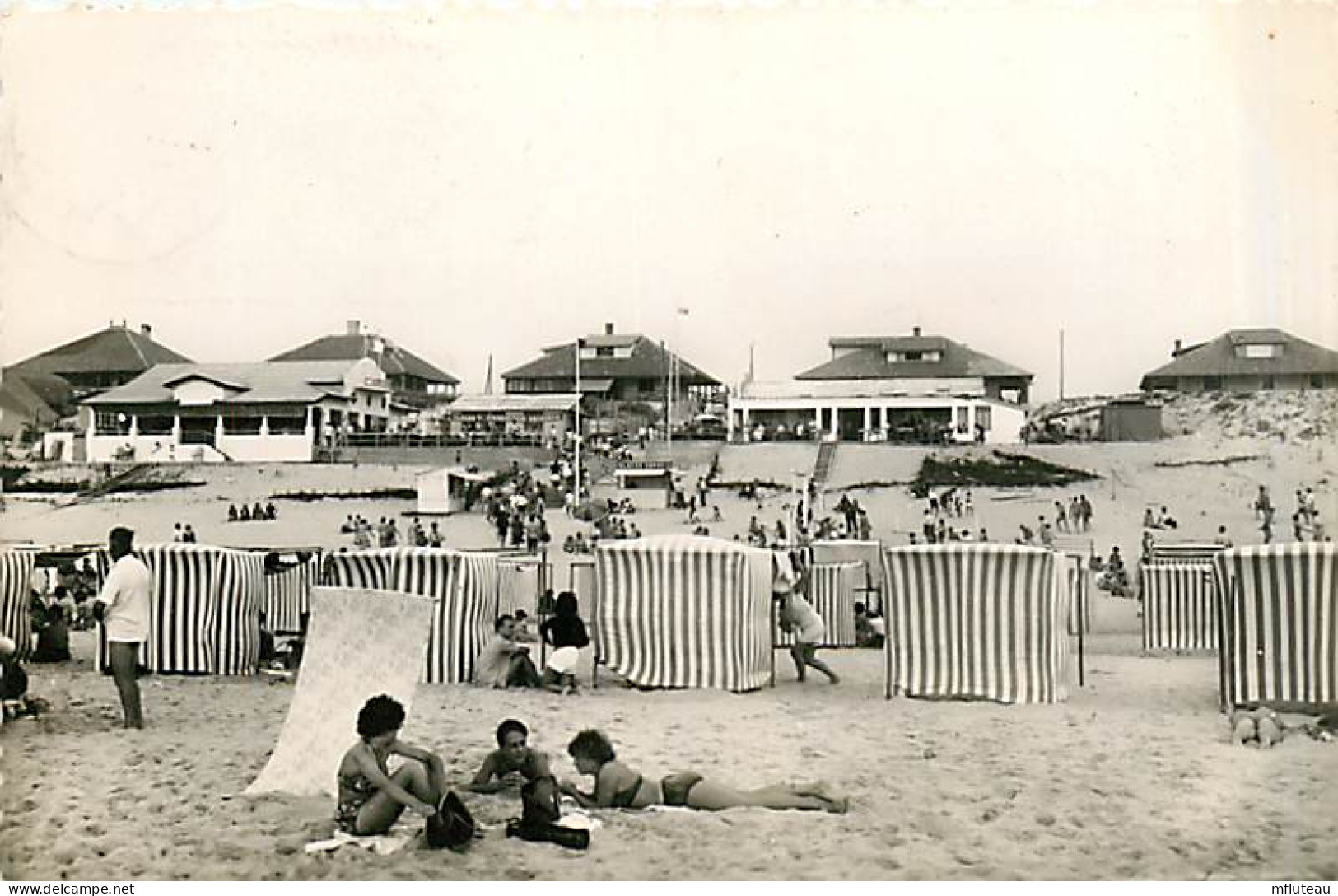 40* VIEUX BOUCAU LES BAINS    Plage   (CPSM Petit Format)    MA92,1370 - Vieux Boucau