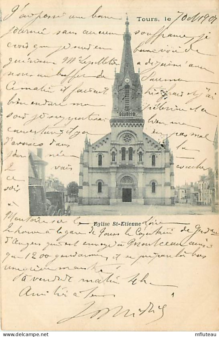 37* TOURS  Eglise St Etienne    MA92,1205 - Tours