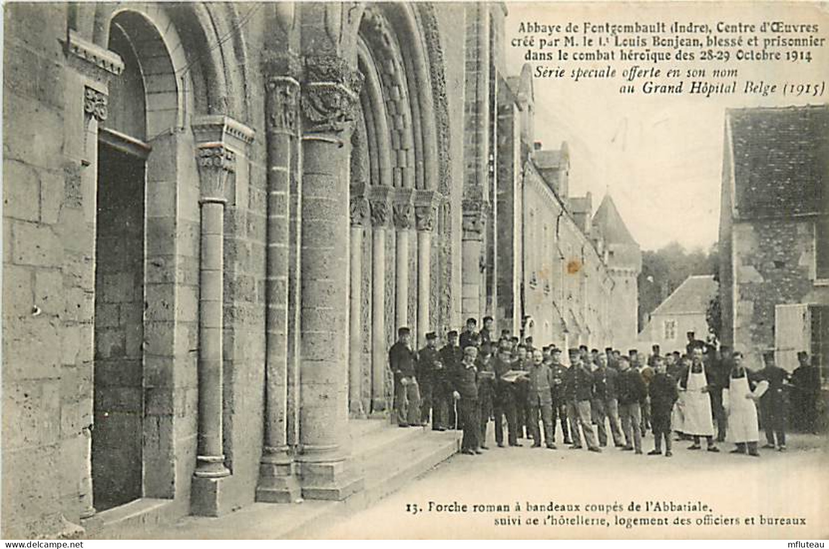 36* FONTGEMBAULT Abbaye    MA92,1199 - Andere & Zonder Classificatie