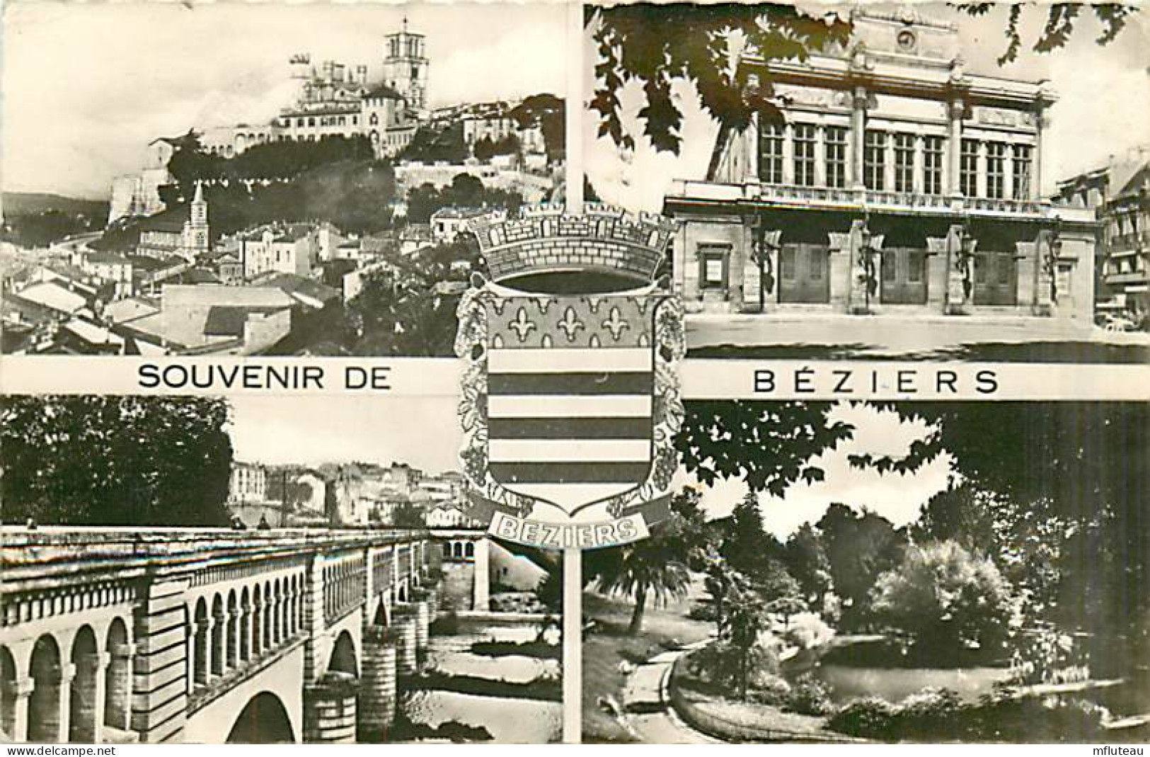 34* BEZIERS  Multivues   (CPSM Petit Format)   MA92,1164 - Beziers