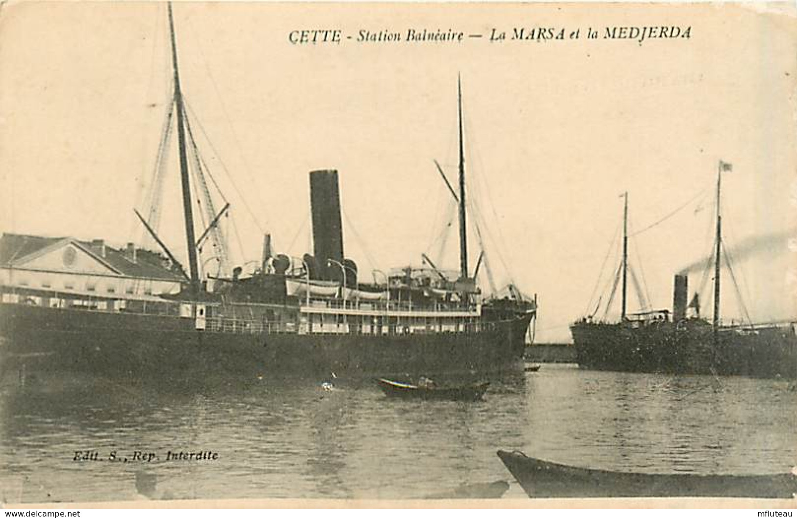 34* CETTE  SETE  La Marsa Et Medjerda    MA92,1130 - Sete (Cette)