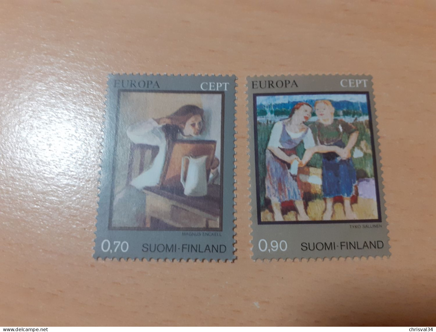 TIMBRES   FINLANDE   ANNEE   1975   N  728  /  729   COTE  5,00  EUROS   NEUFS  LUXE** - Nuovi