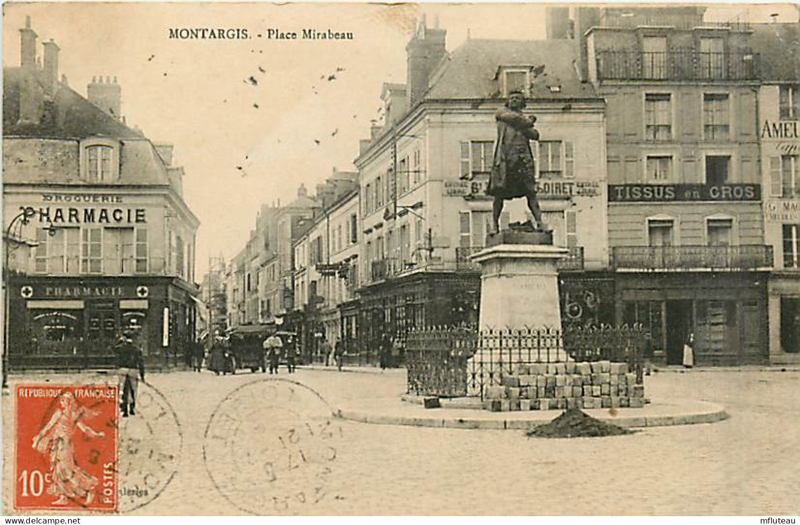 45* MONTARGIS  Place Mirabeau                 MA93,0617 - Montargis