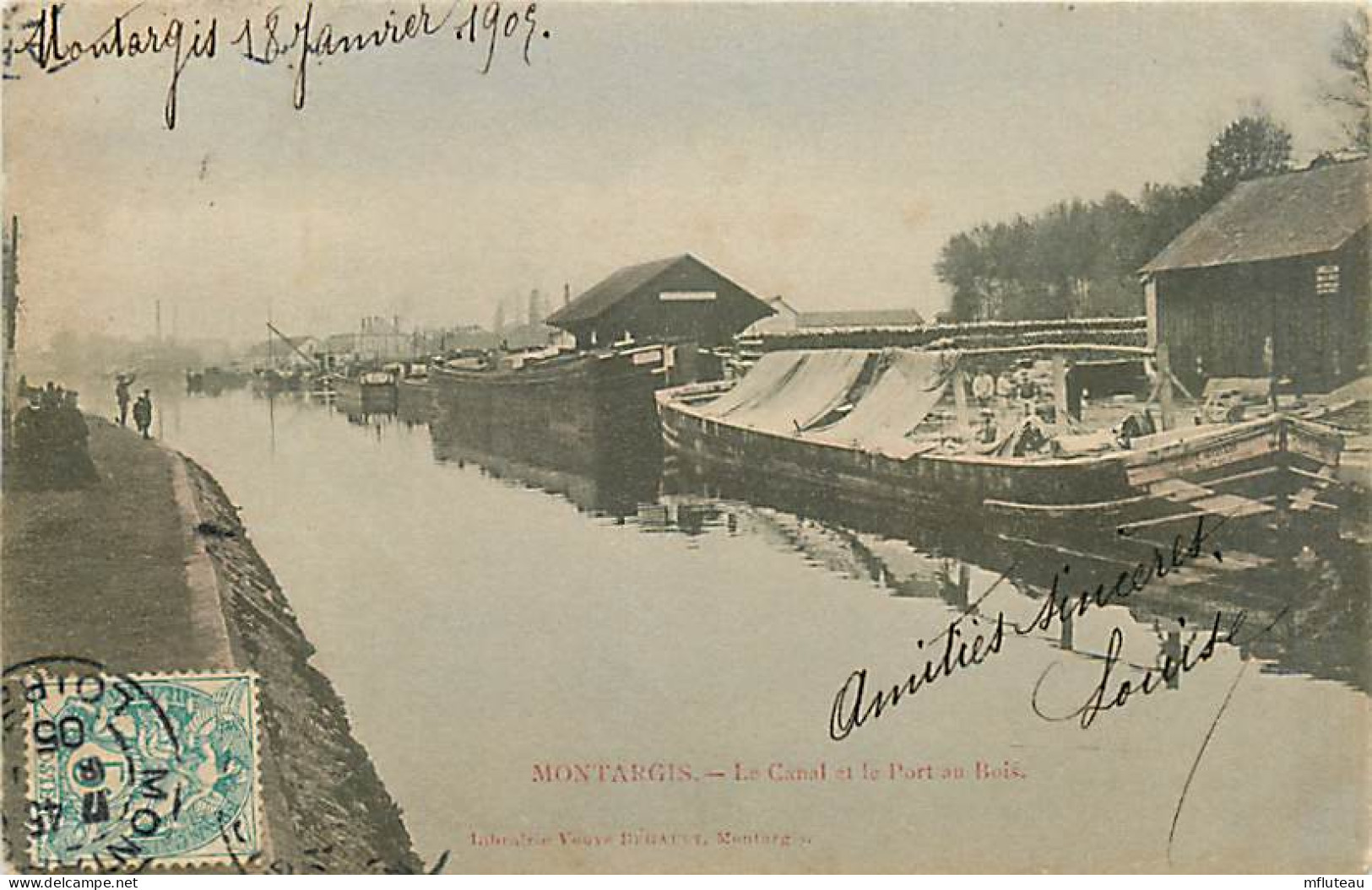 45* MONTARGIS  Canal  Port Au Bois             MA93,0613 - Montargis