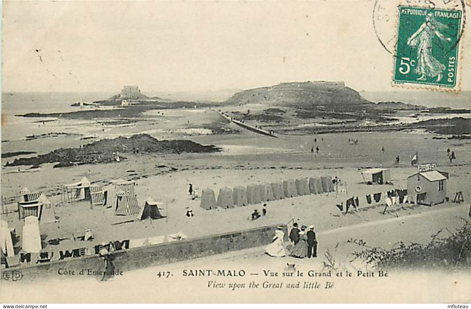 35* ST MALO  Vue Sur Grand Be                MA93,0603 - Saint Malo