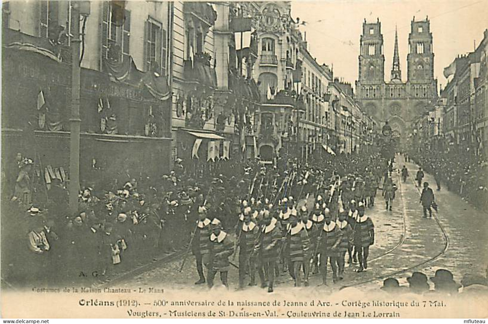 45* ORLEANS 100 Eme  ANNIVERSAIRE  Jeanne D Arc  -               MA93,0577 - Orleans