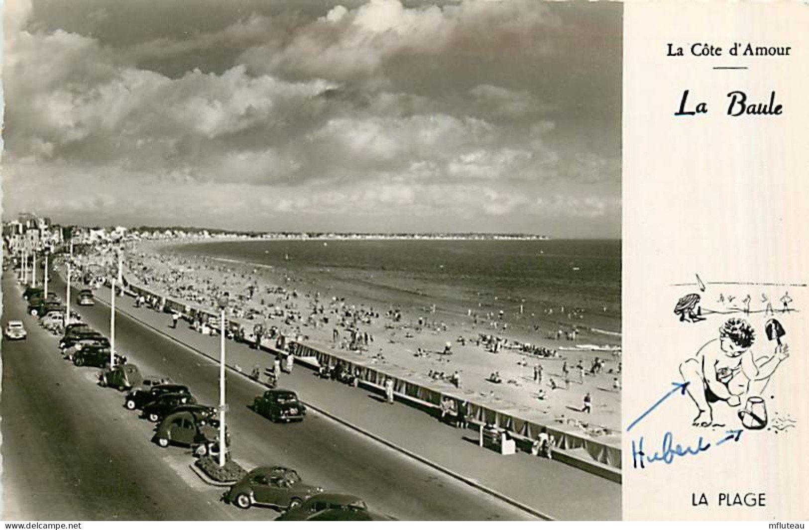 44* LA BAULE  Plage  CPSM (petit Format)                 MA93,0532 - La Baule-Escoublac